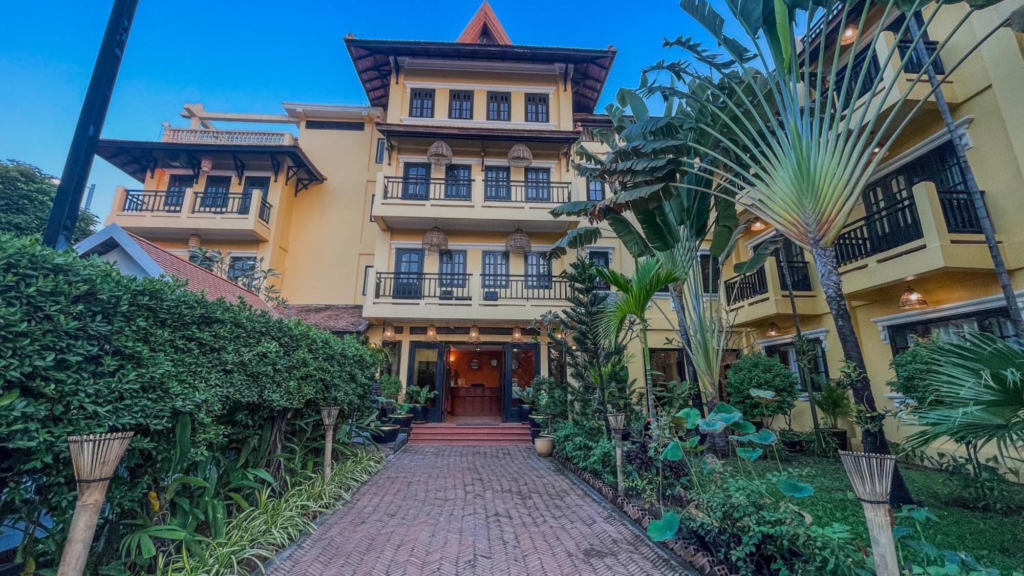 Villa Indochine D'Angkor Siem Reap Exteriör bild