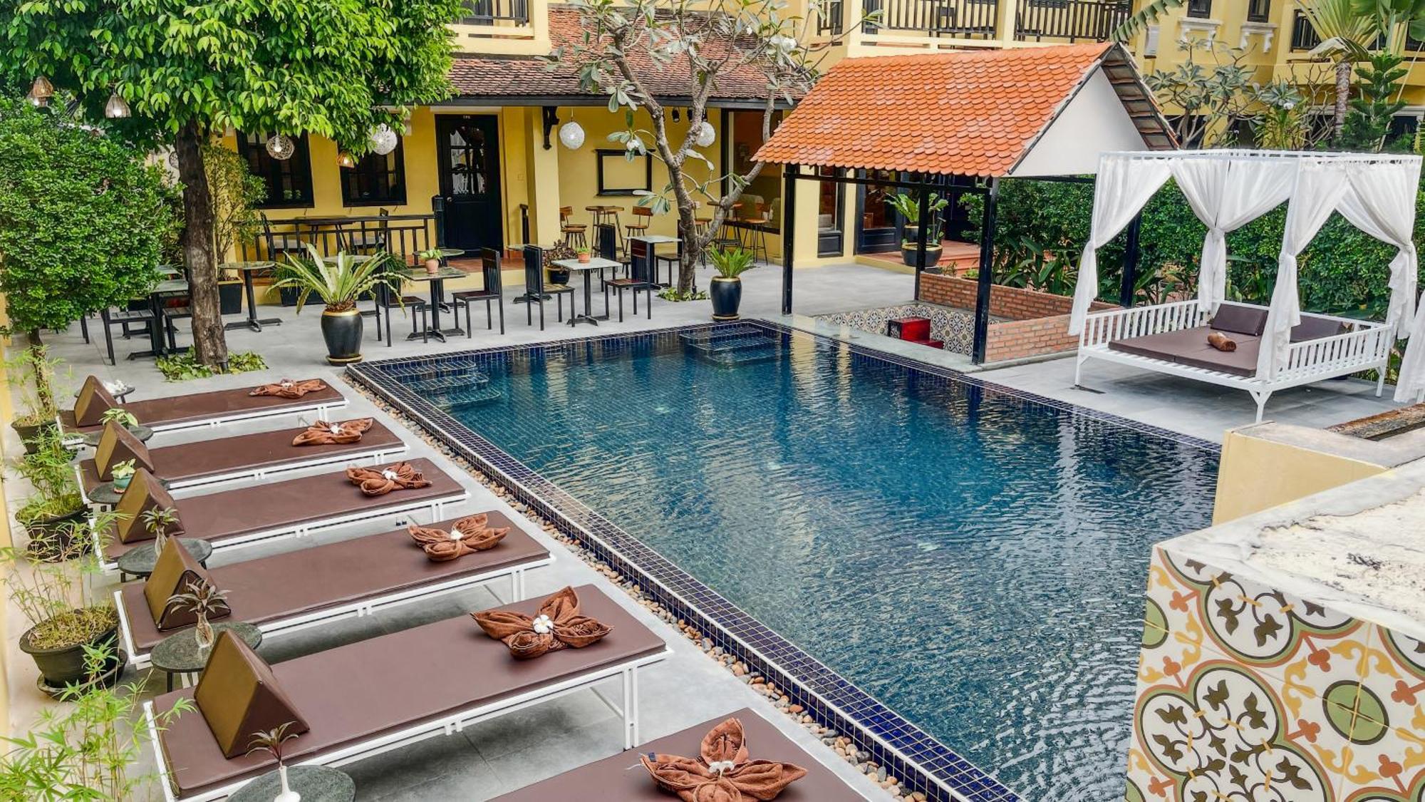 Villa Indochine D'Angkor Siem Reap Exteriör bild