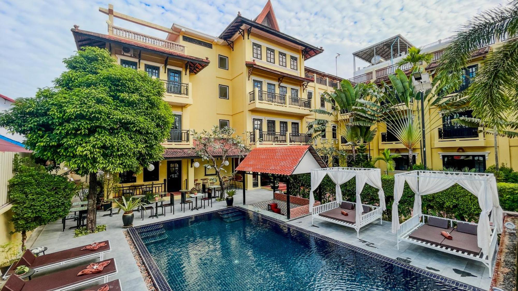 Villa Indochine D'Angkor Siem Reap Exteriör bild