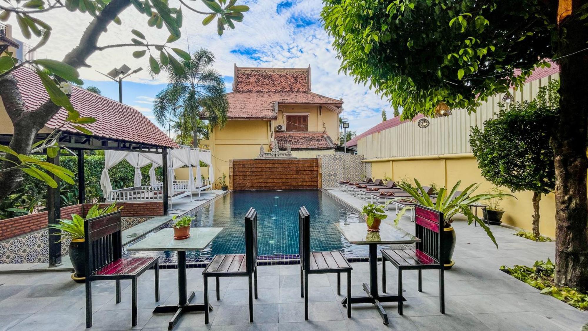Villa Indochine D'Angkor Siem Reap Exteriör bild